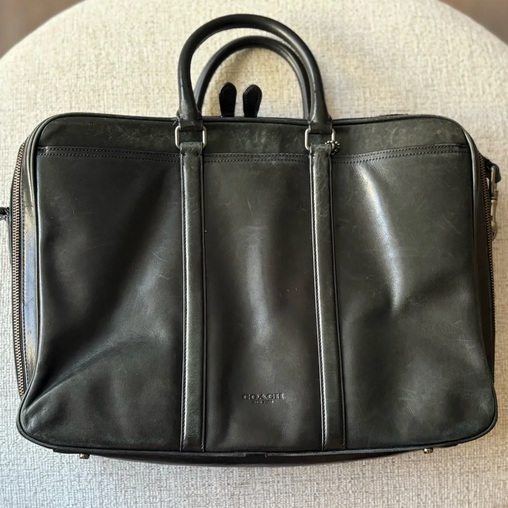 Coach Metropolitan Commuter Leather Bag - Picture 4 of 9